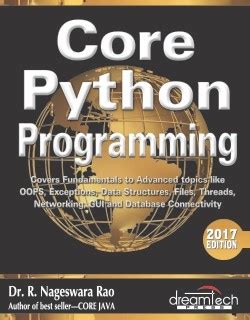 Book For Core Python Core Python Book Dreamtech Press