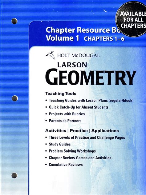 Book Geometry Chapter Resource 4