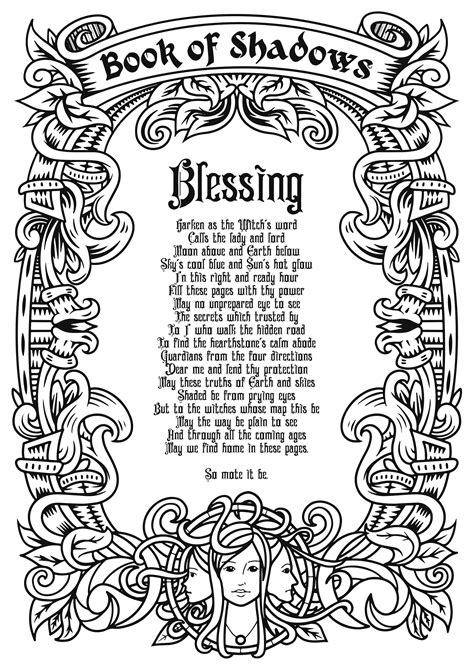 Book Of Shadows Coloring
