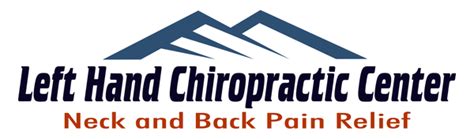 Book Online Left Hand Chiropractic Center