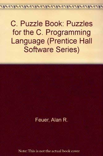 Book Puzzles Puzzle The Language Programming For C