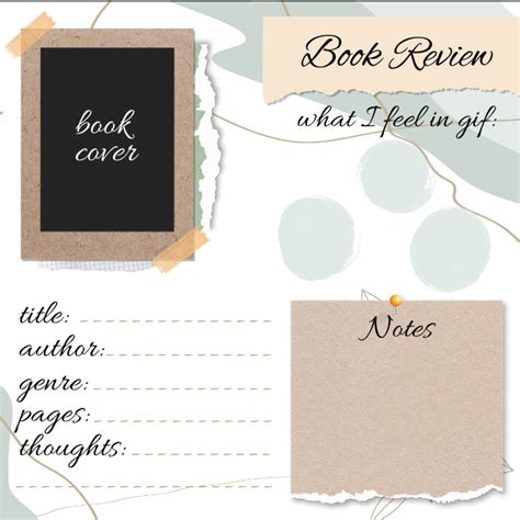 Book Review Instagram Template