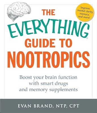 Book Supplements Function Everything Nice Guide Nootropics