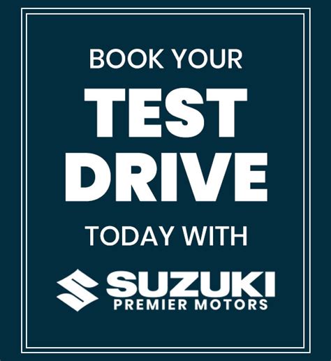 Book a Test Drive Now - Suzuki UAE