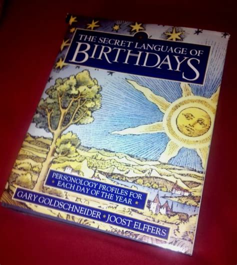 The Secret Language of Birthdays gives you access to the higher energy vibrations of the day and is a quick reference for birthdays, lending itself naturally to group use. Open this book on any birthday, and instantly you will know what color candle to burn and which herbs, gemstones, oils, or incense are good for this person at this time.. 