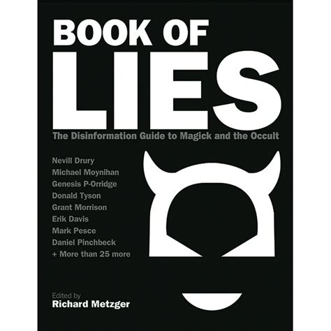 Book of lies the disinformation guide to magick and the occult. - Acer aspire one zg8 service handbuch.