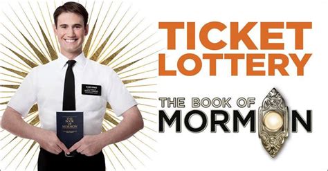 Book of mormon lottery. Get your tickets to The Book of Mormon Tickets in London, Prince of Wales Theatre here today! 