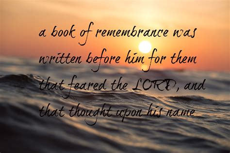 Book of remembrance bible verse.  Learn more about the biblical context and reference...