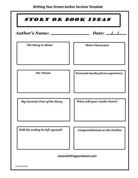 Book writing template. May 25, 2020 ... I include a paragraph or two with more details about what I really loved. I often include the book's theme, message, or vision here. What was ... 