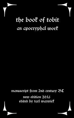 Full Download Book Of Tobit An Apocryphal Work By Anonymous
