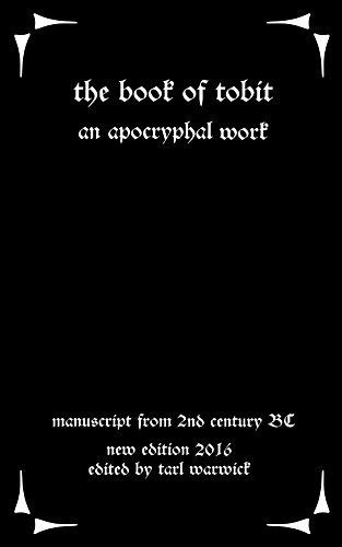 Download Book Of Tobit An Apocryphal Work By Anonymous