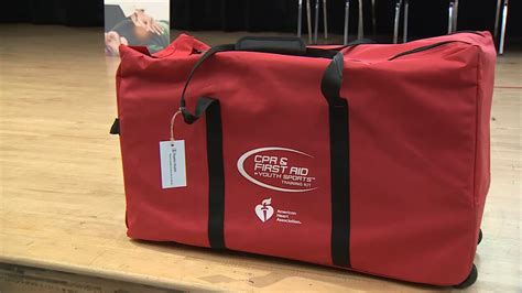 Booker T. Washington High School athletes gifted CPR and first aid training kit