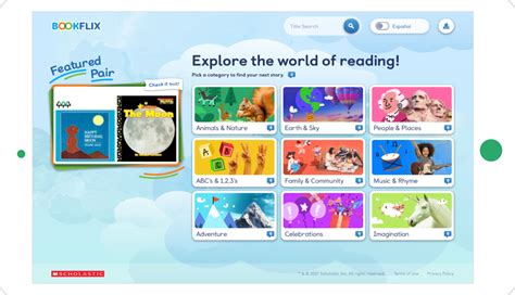 Bookflix scholastic. BookFlix is an early learning reading program that pairs classic fictional video storybooks from Weston Woods with related eBooks from Scholastic. It integrates level reading programs using The LexileⓇ Framework for Reading designed to produce proficient and successful readers based on over 30 years of research with attractive content ... 