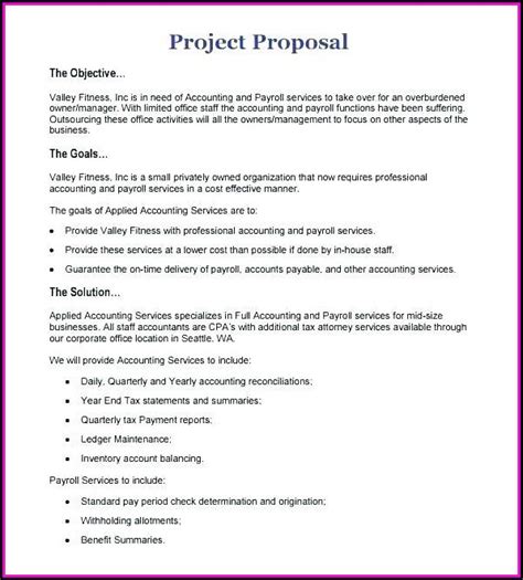 Bookkeeping Proposal Example Template 2 Resume Examples jl100Z012b