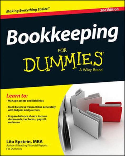 Read Online Bookkeeping For Dummies By Lita Epstein