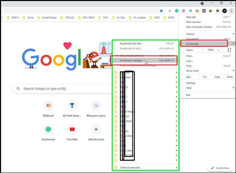 1. Open the Chrome desktop browser and click the three-dot menu butt