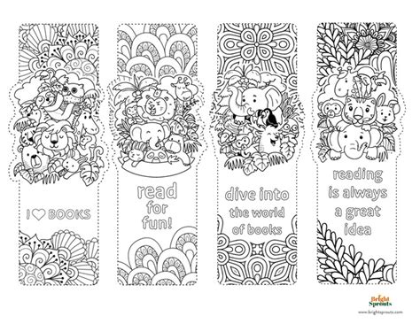 Bookmarks For Coloring