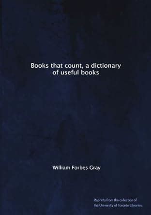 Books That Count A Dictionary Of Useful Books