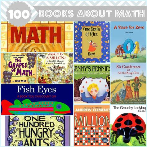 Books about math. Storytelling Math Series. This book series by Grace Lin and others is from Charlesbridge Press and includes 11 board books that encourage lots of math thinking. They have titles such as Up to My Knees, What Will Fit, and The Last Marshmallow. Also helped by Heising-Simons, they all include a brief note from a TERC scholar giving tips … 