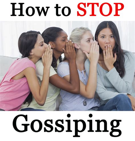 Books on gossip. Here are 6 science-backed ways to stop gossip in its tracks: 1. Ignore the gossip (or change the subject) Gossipers crave attention. When you withdraw your attention, their toxic words lose power. If someone is gossiping about others to you, refuse to engage with them. 