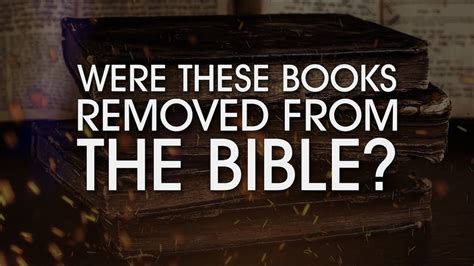 Books removed from the bible. Different churches have different perspectives on Apocrypha – and, this ultimately is the major source of the remaining 14 books being removed from the Bible. Protestants don’t consider Apocrypha to be part of the inspired Scripture, while Catholics and Orthodox generally accept these books as the Word of God. 