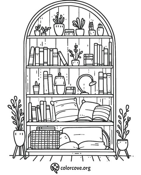 Bookshelf Coloring