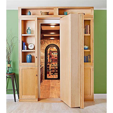 Bookshelf hidden door. Our high security features can offer complete confidence, from secret vault-style doors to bio-metrically accessed hidden gun safes. Just contact us to learn more about past experience with hidden doors similar to your project idea. Bookcase Doors, Revolving Fireplaces, Pool Cue Doors, Hidden Walls and many more … 
