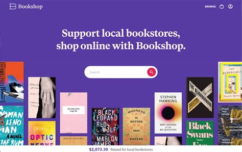 Bookshop. org. Bookshop.org launches in the UK on Monday, with more than 130 British bookshops already signed up and 200 expected by the end of the year. The UK arm of the company will be run by managing... 