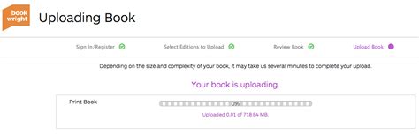 Bookwright online.  Upload images from your computer or phone and get sta...