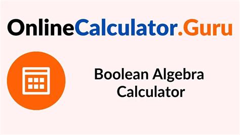 Compute answers using Wolfram's breakthrough technology & knowledgebase, relied on by millions of students & professionals. For math, science, nutrition, history ... . Boolean equation calculator
