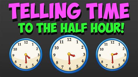 Boom Cards™ Telling Time to the Half Hour Interactive Learning