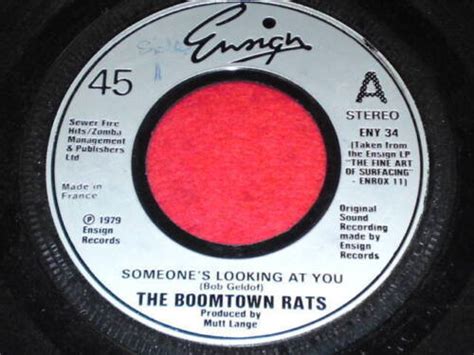 Boomtown Rats - Someones Looking At You - gebrauchte ... - eBay