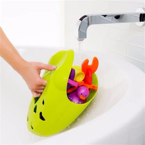 Boon Frog Pod - Bath Toy Scoop, Drain and Storage