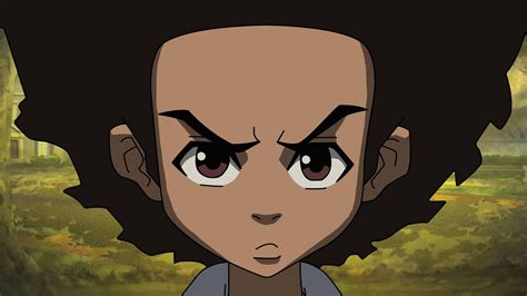 The Boondocks. When Robert “Granddad” Freeman becomes legal guardian to his two grandsons, he moves from the tough south side of Chicago to the upscale neighborhood of Woodcrest (a.k.a. “The Boondocks”) so he can enjoy his golden years in safety and comfort. But with Huey, a 10-year-old leftist revolutionary, and his eight-year-old ... . 