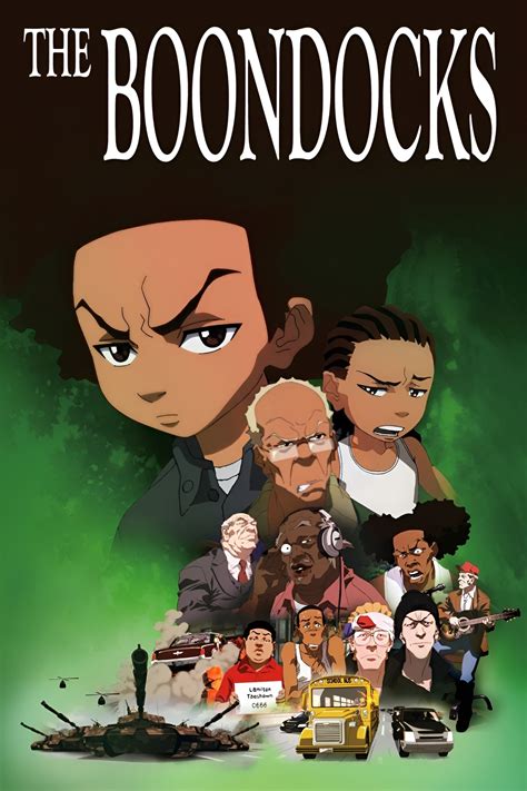 Boondocks movie. S1 E1 - The Garden Party. Granddad's perpetual fear that Huey and Riley will embarrass him in front of their new neighbors reaches paranoid heights when the family attends a stuffy, high-class garden party. The good news is: only one person gets shot. Subscribe to Max for $9.99/month. S1 E2 - The Trial of Robert Kelly. 