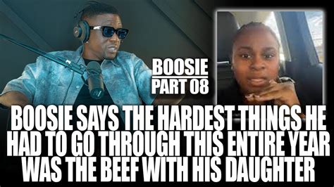Boosie and his daughter beef. Published on: Dec 29, 2023, 8:30 PM PST. 3. Boosie Badazz has jokingly issued a word of warning to his son Tootie Raww, who can't seem to put the weed down. On Thursday (December 28), the Baton ... 