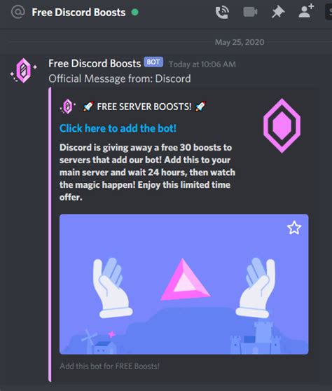 Boost bot discord free.  High-speed Server Boosting via Token Discover Boosting Dis...