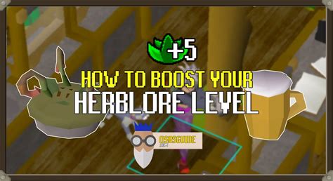 A little tutorial on how to be able to boost your herblore level +5. Requirements are Evil Dave's miniquest from Recipe for Disaster and recommended to have .... 