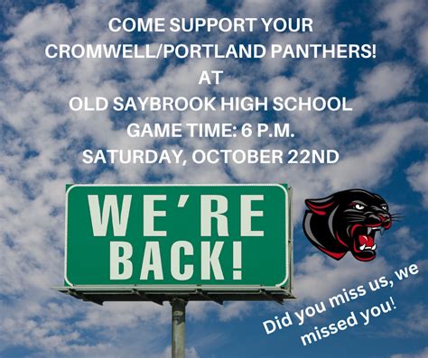 Booster Club – Cromwell-Portland Panthers Football