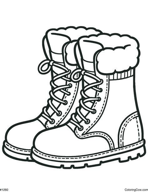 Boot Coloring Page