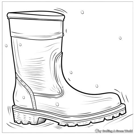 Boot Coloring Shee