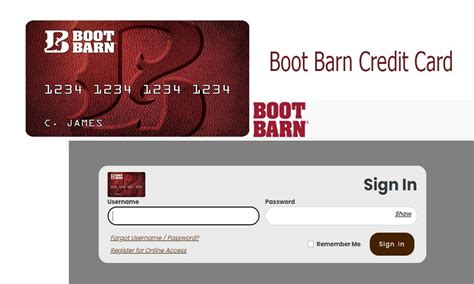 Sign in to your Boot Barn Credit Card account online and enjoy exclusive benefits, rewards and offers. Secure and easy access with Comenity.net.. 