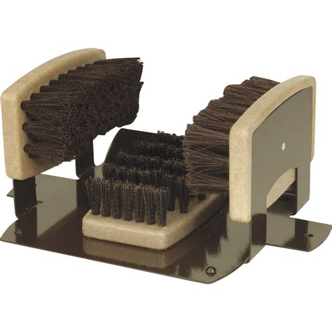 Boot brushes. Please call our office at 1-800-658-9018 to ship products to other countries. All Scrusher® boot cleaners and shoe cleaner models can be made like new by replacing worn out brushes. This set of replacement boot brushes is for our Deluxe line & Big Boot line of Scrushers only. Hard maple wood brush sets. 