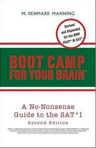 Boot camp for your brain a no nonsense guide to the sat fourth edition. - Sanyo dvr s120 dvd recorder service manual.