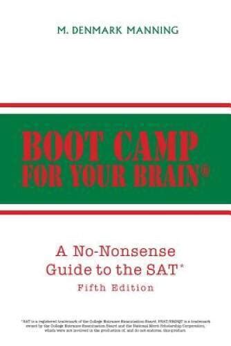 Boot camp for your brain a no nonsense guide to the sat. - Backstage handbook an illustrated handbook of technical information.