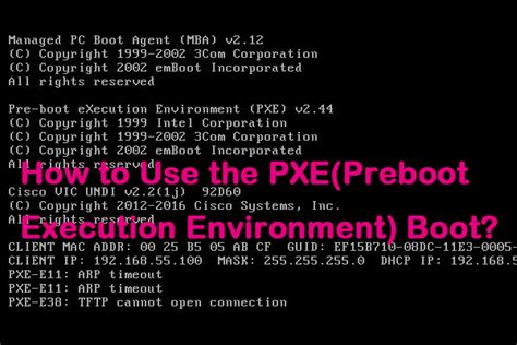 Boot from pxe.  Feb 3, 2026 · PXE is a network-based method of booting...