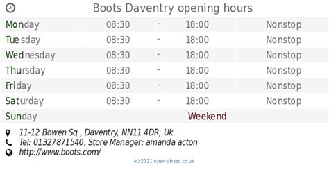 Boots in Newhaven opening hours - All Opening Times