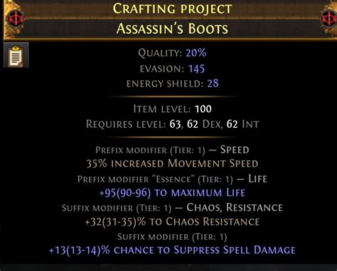 Boots of the crusader.  Recommended Set Important Notes Most of the items listed below are vi...