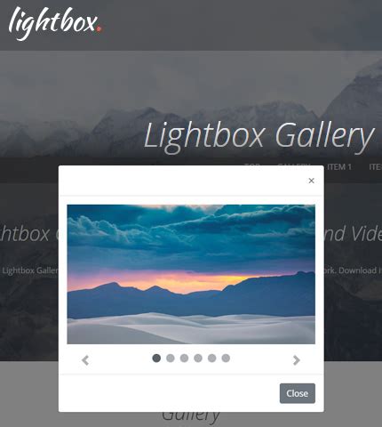 Bootstrap 4 Lightbox Image Video Gallery Template How To Azmind