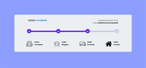 Bootstrap 4 Order tracking template with all details Example